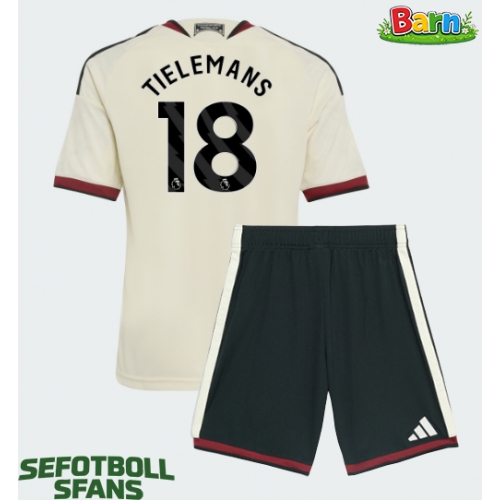Manchester United Youri Tielemans #18 Tredjeställ Barn 2026-27 Kortärmad (+ Korta byxor)